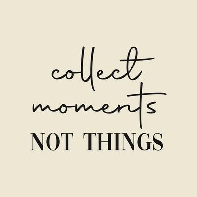 Tegeltje – &#39;Collect moments&#39;