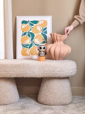 Poster in frame fruits - geel/groen
