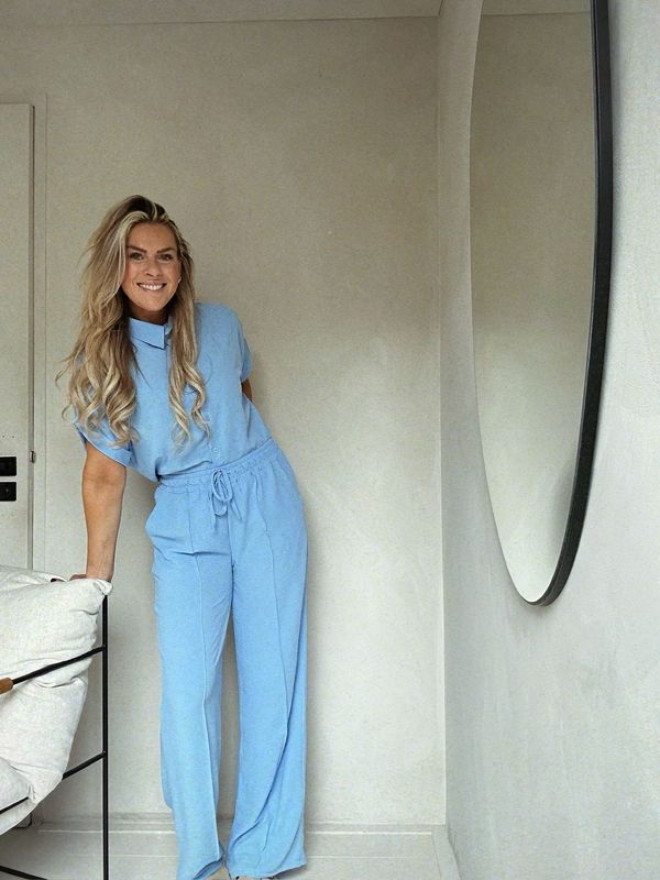 Broek Babs - baby blauw