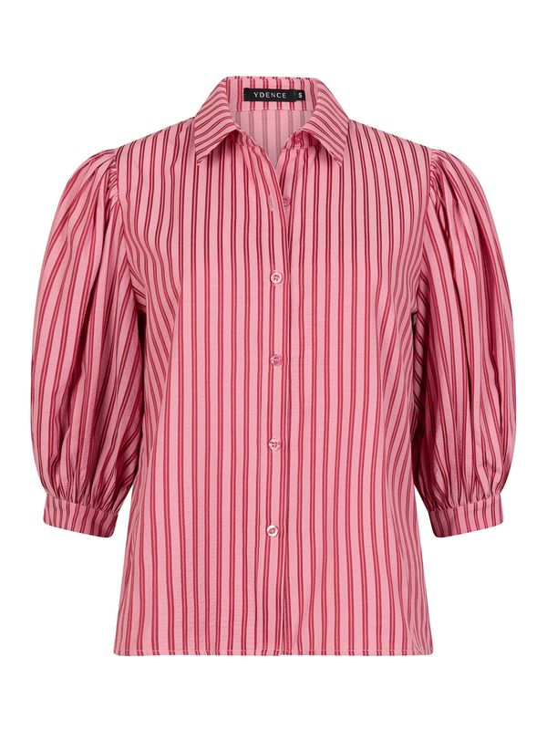 Blouse Annie - pink / wine red