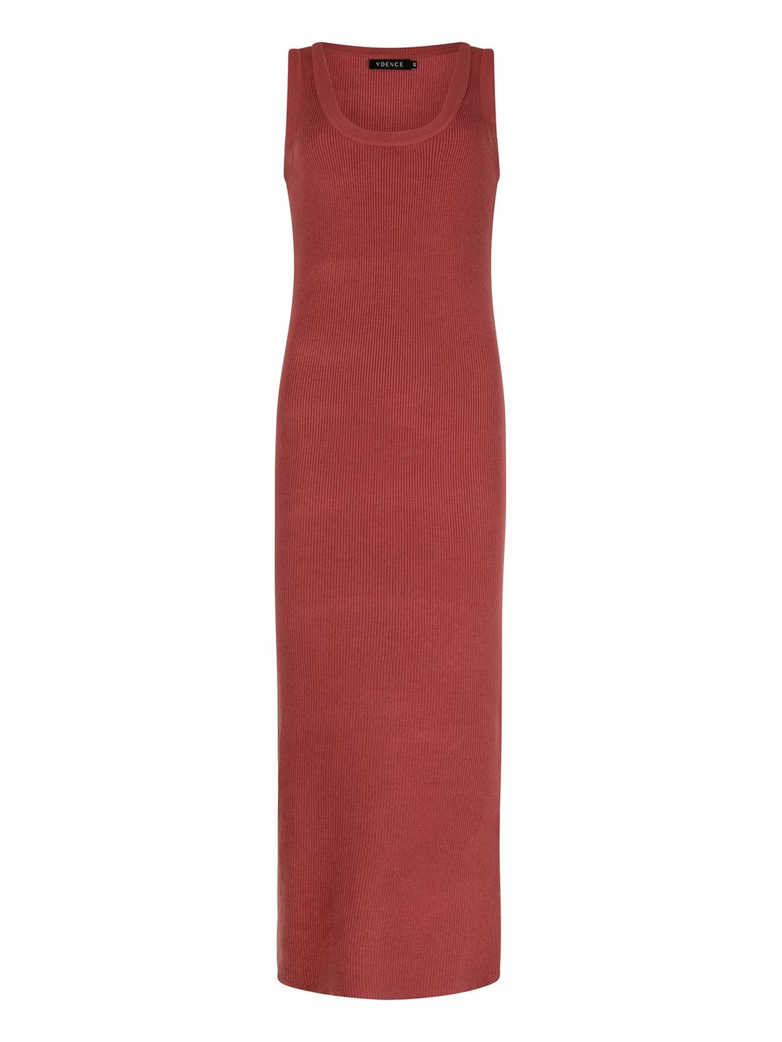 Knitted dress Ariel - brick red