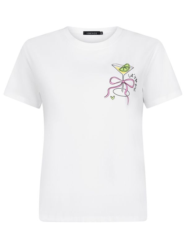 T-shirt Let&#39;s go girls - off white