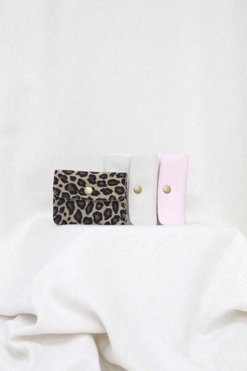 Portemonnee cash back - leopard