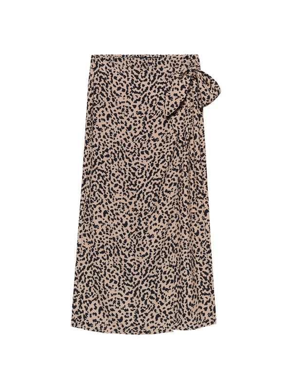 Wrap skirt - leopard
