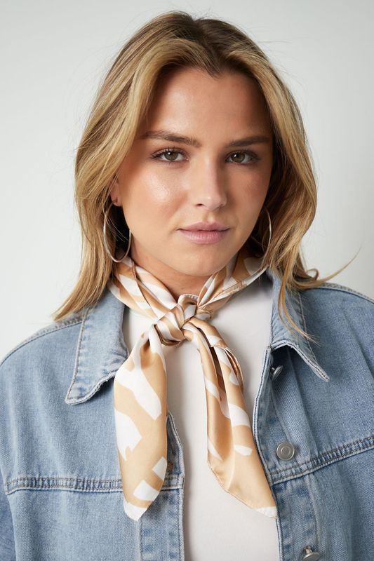 Sjaal zebra - beige