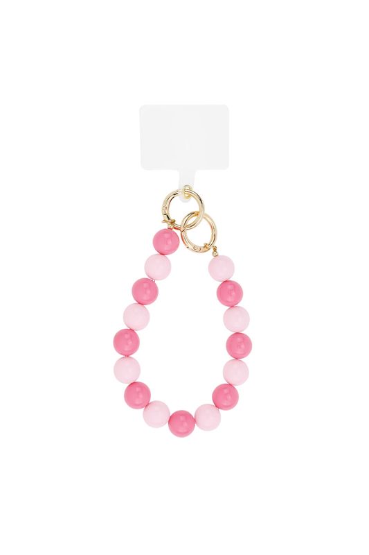Phonecord / telefoonkoord - candy roze/rood
