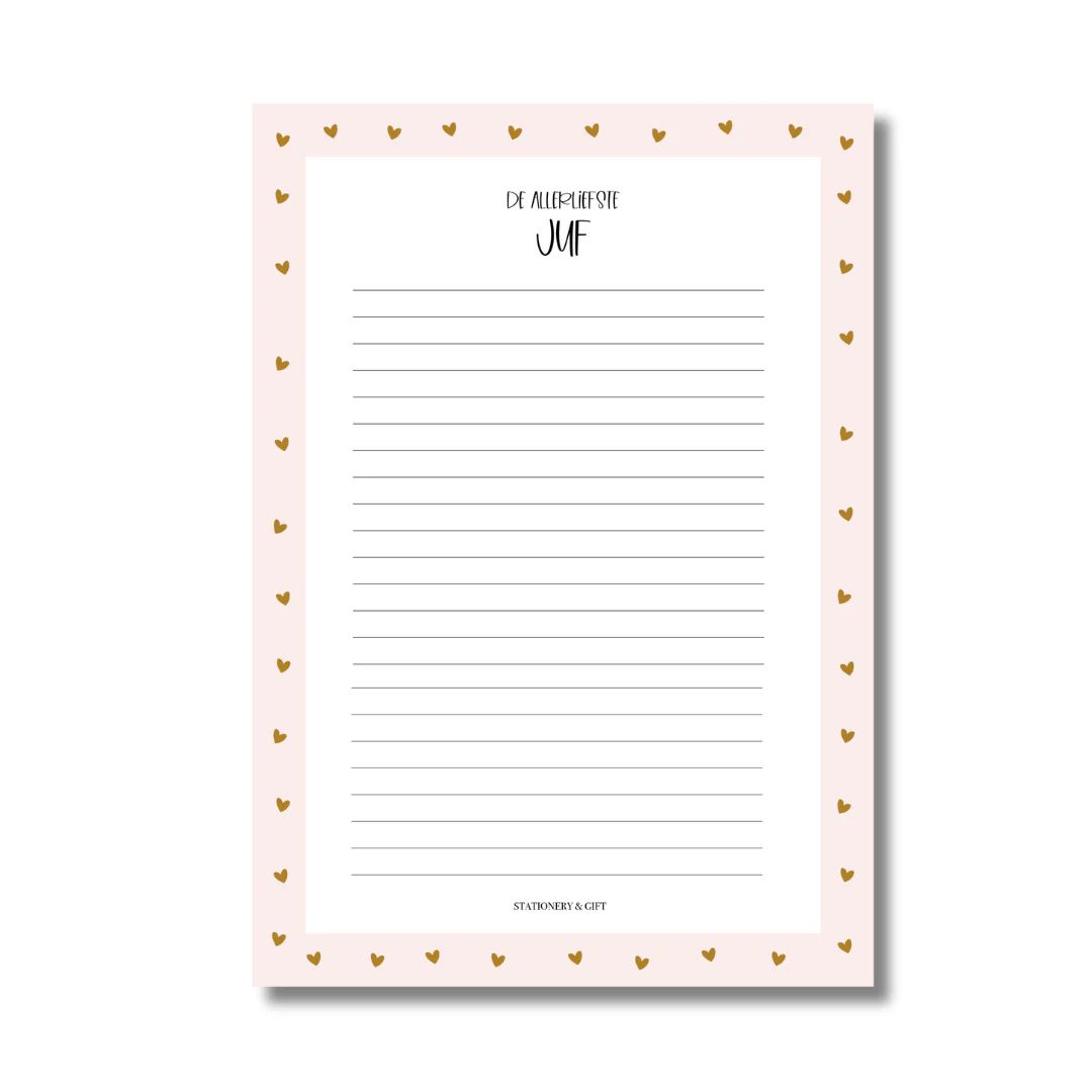 Notities voor de juf!