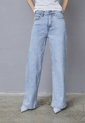 Jeans Owi high waist - light blue wash