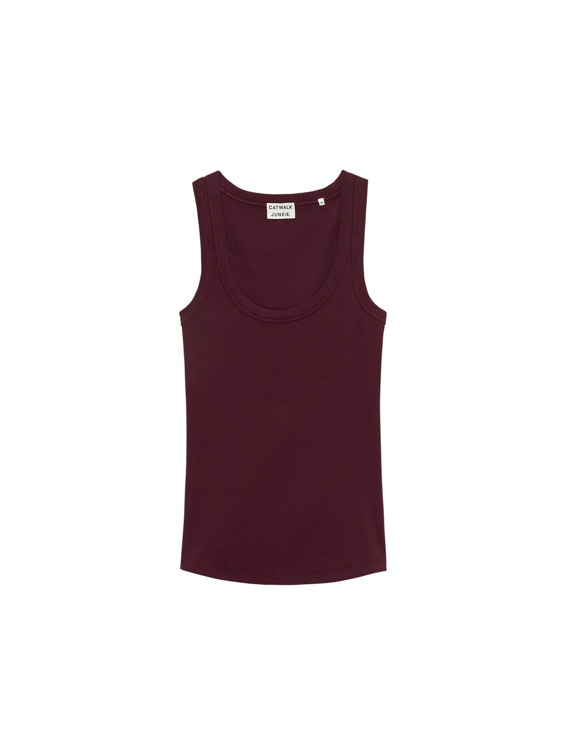Tanktop - wijnrood
