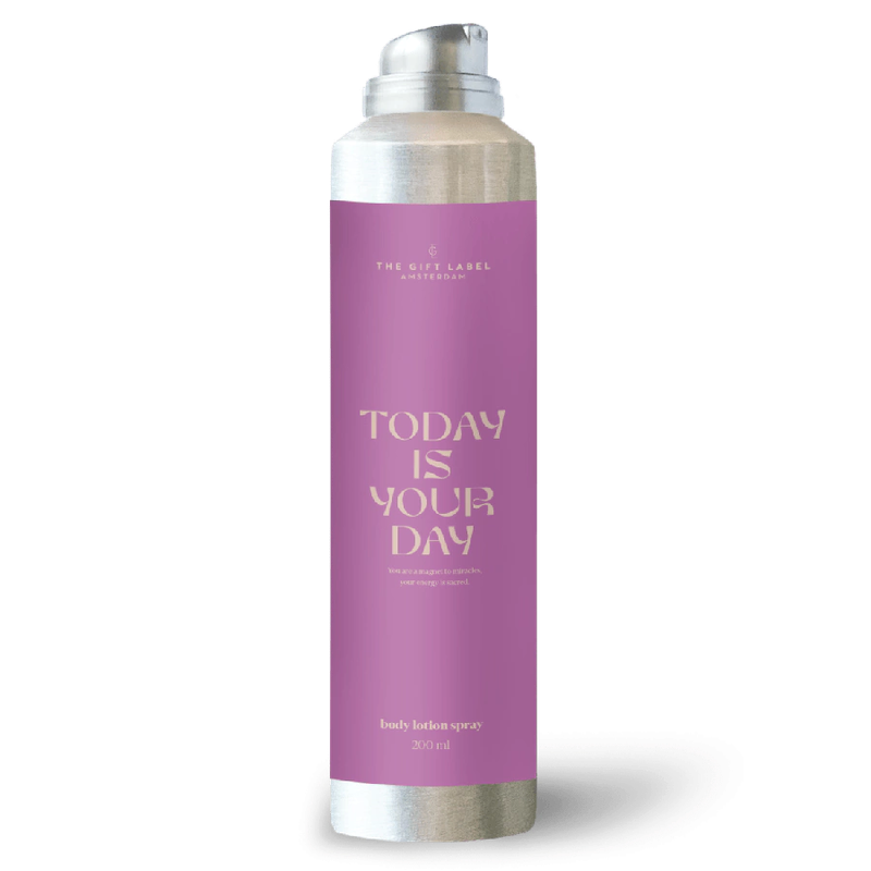 Bodylotion spray - Today is your day