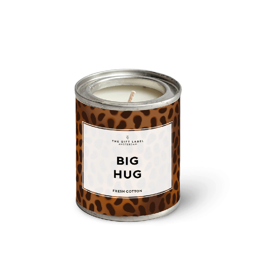 Kaars in tinnen blik - Big Hug