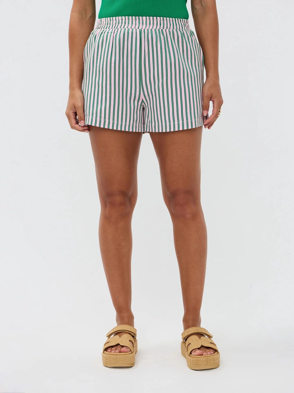 Short Belle - pink/green