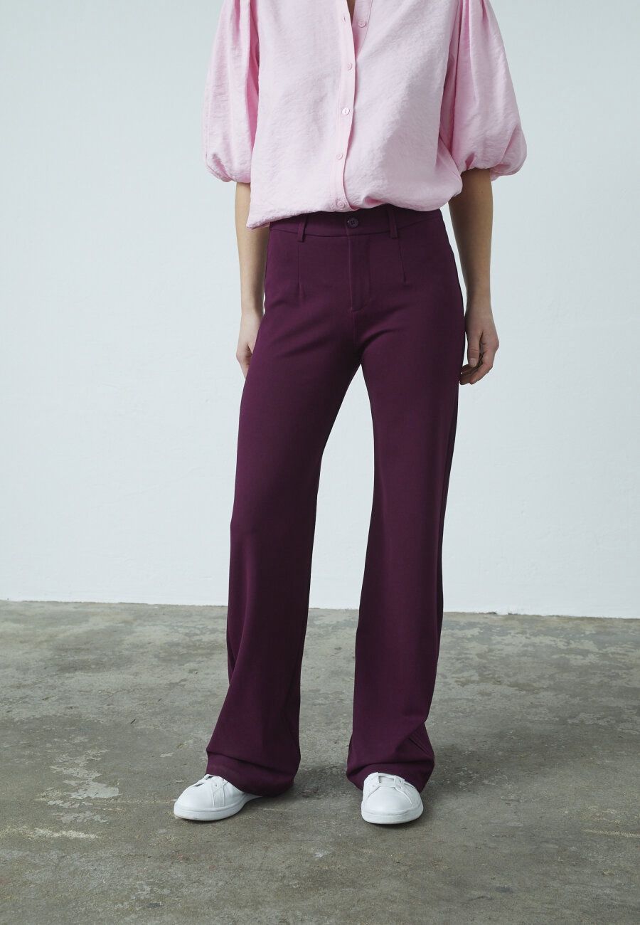 Broek New George - deep bordeaux