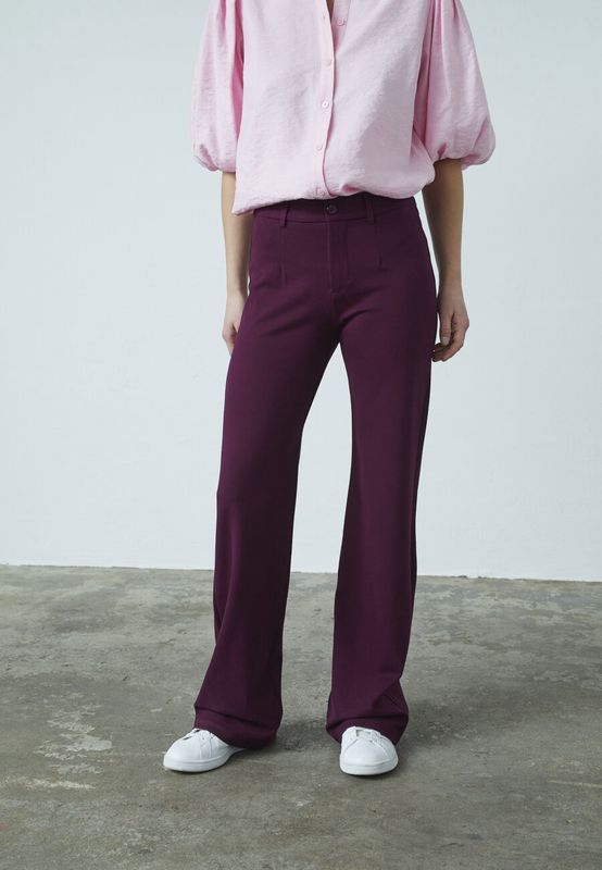 Broek New George - deep bordeaux