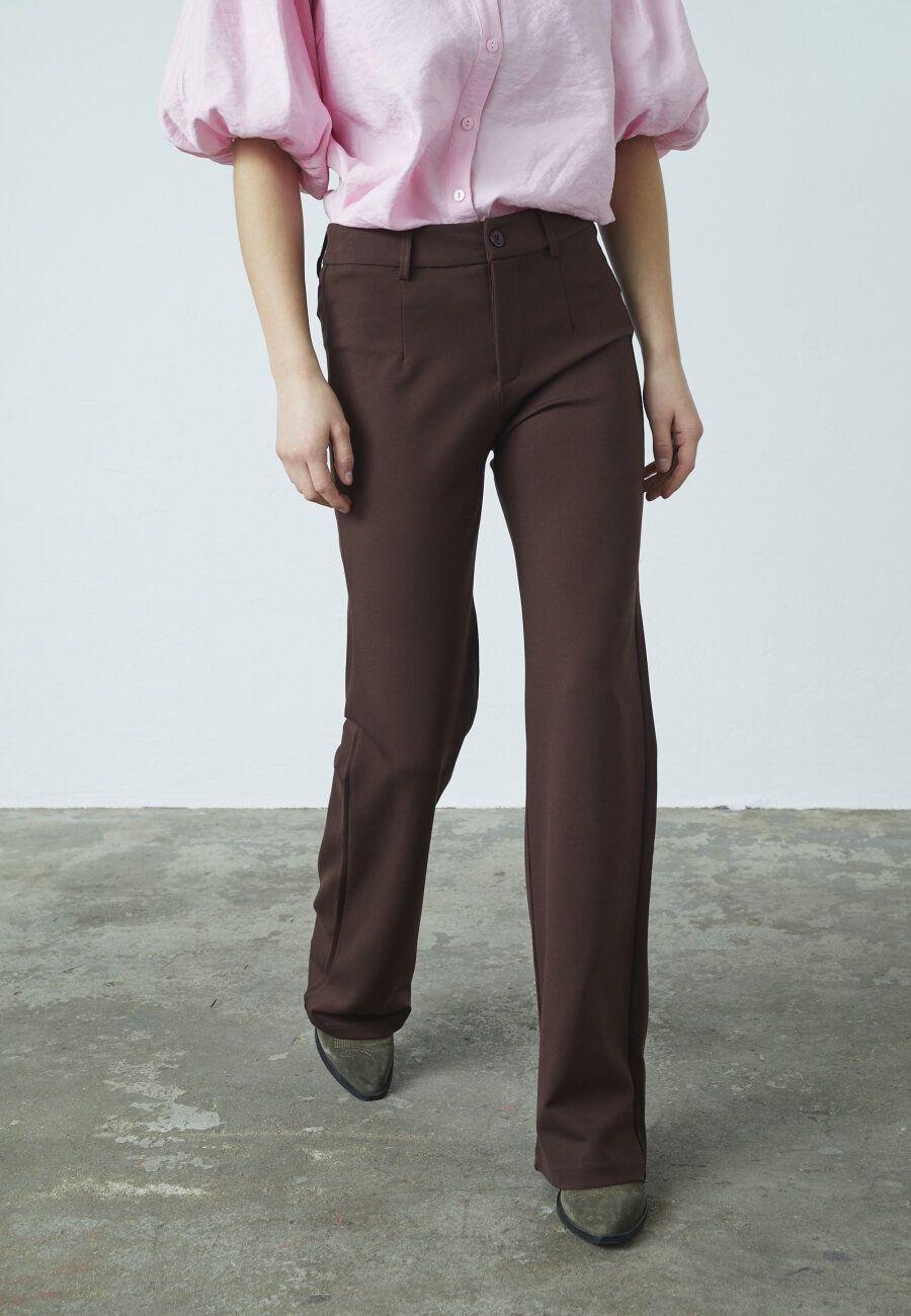 Broek New George - dark chocolate
