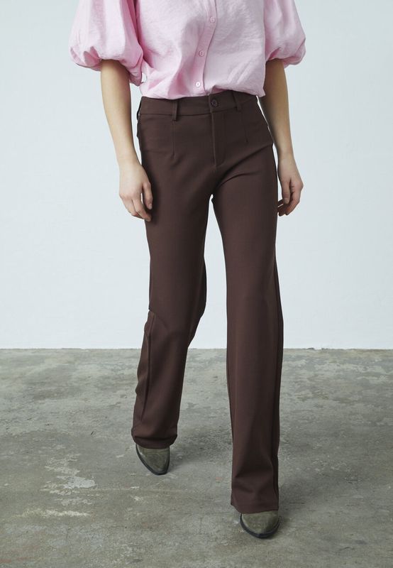 Broek New George - dark chocolate
