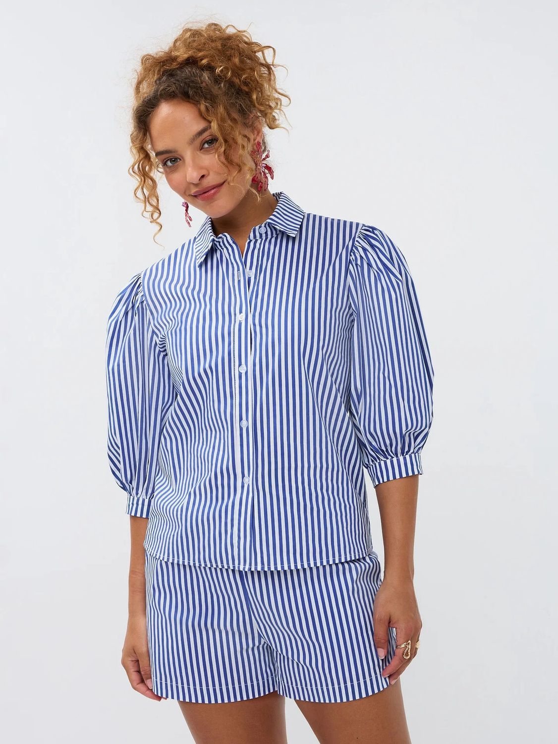 Blouse Bijou - blue stripe