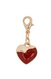 Charm / bedel - Hart  - half rood
