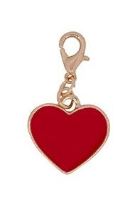 Charm / bedel - Hart - rood
