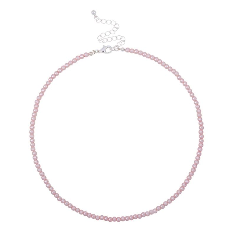 Necklace- Pink Pearls