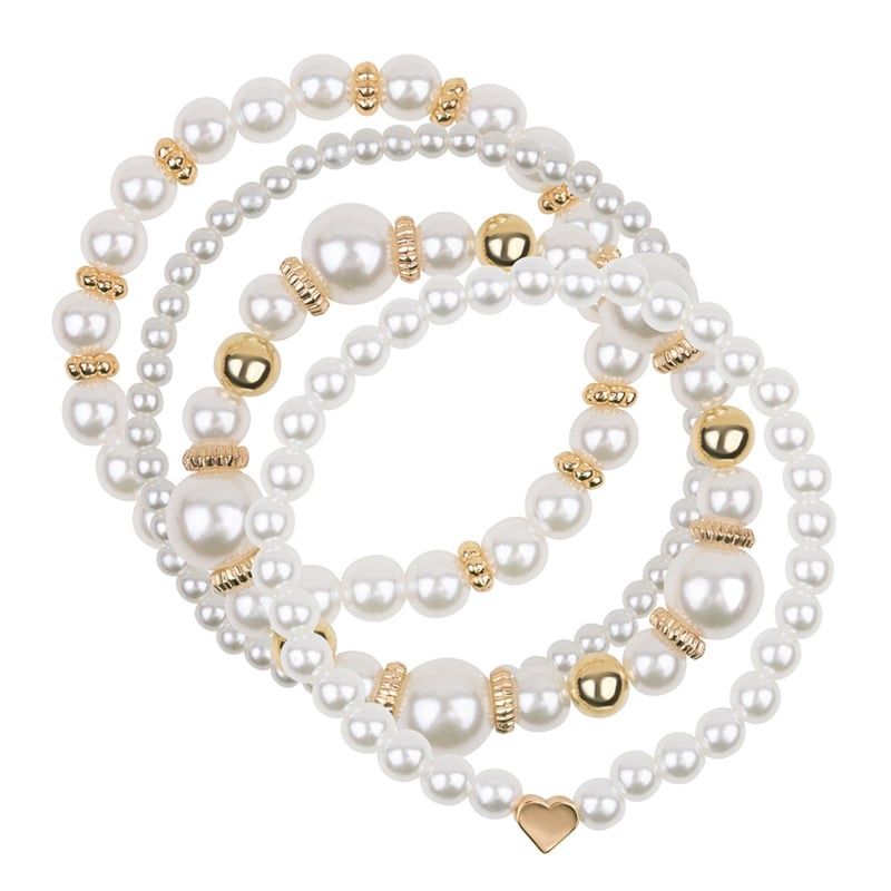 Pearl Bracelets -  set van 4