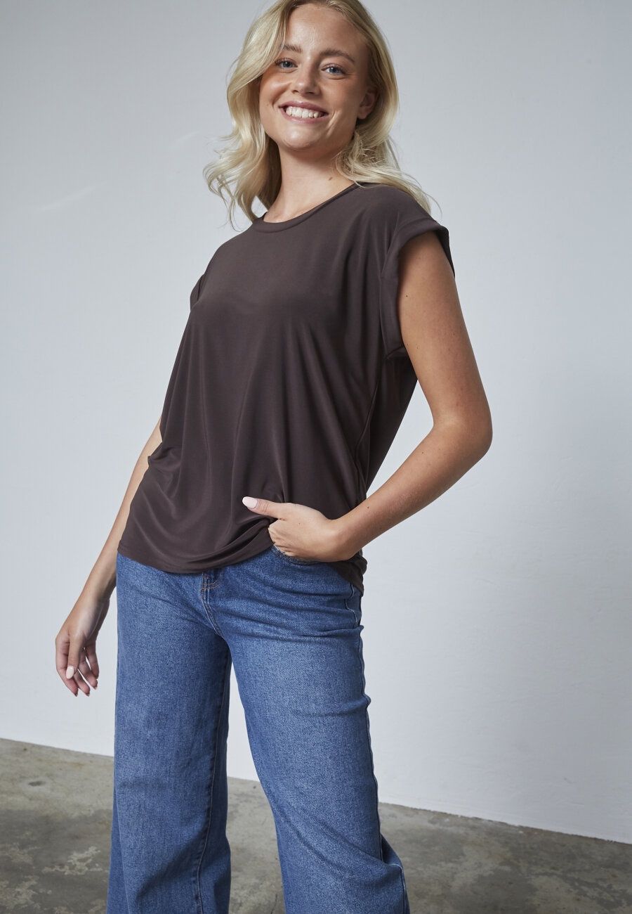 Shirt Low - dark chocolate