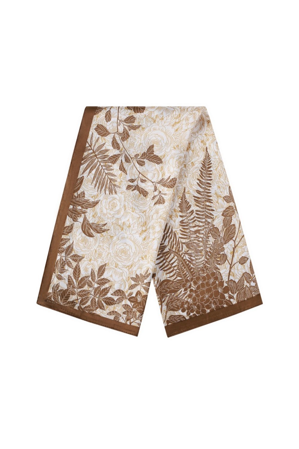 Sjaal Flower - bruin/beige