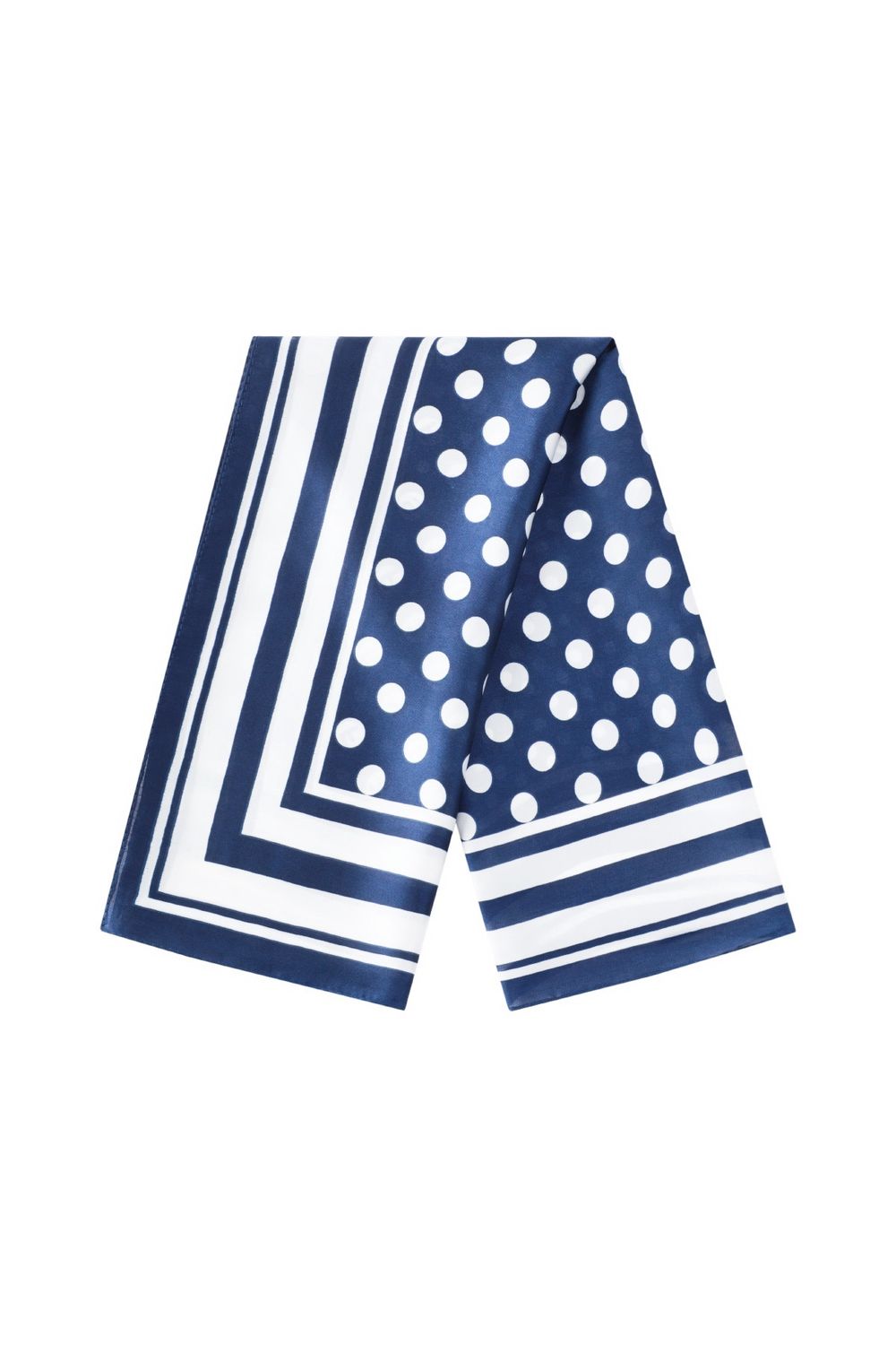 Sjaal Polka Dots - blauw