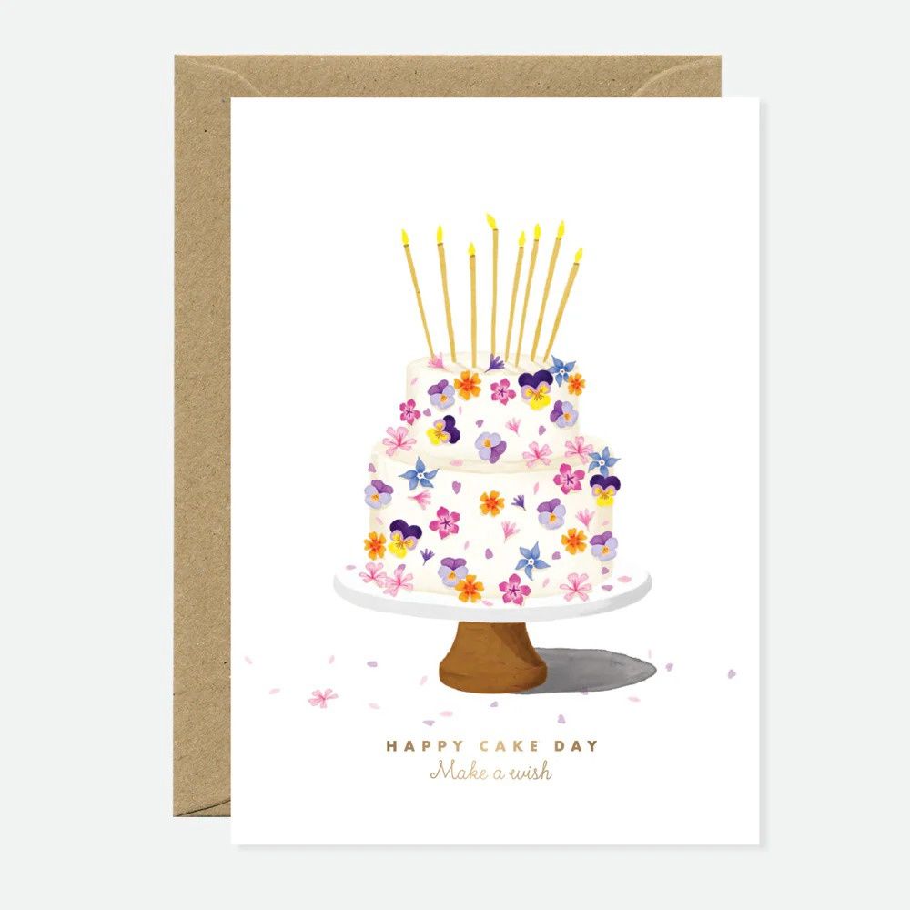 Kaart - Flower Cake