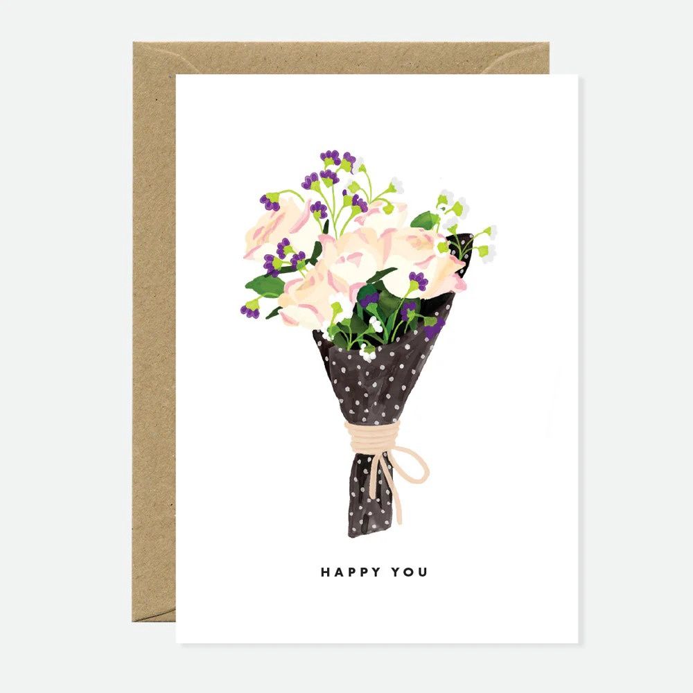 Kaart - Roses Bouquet