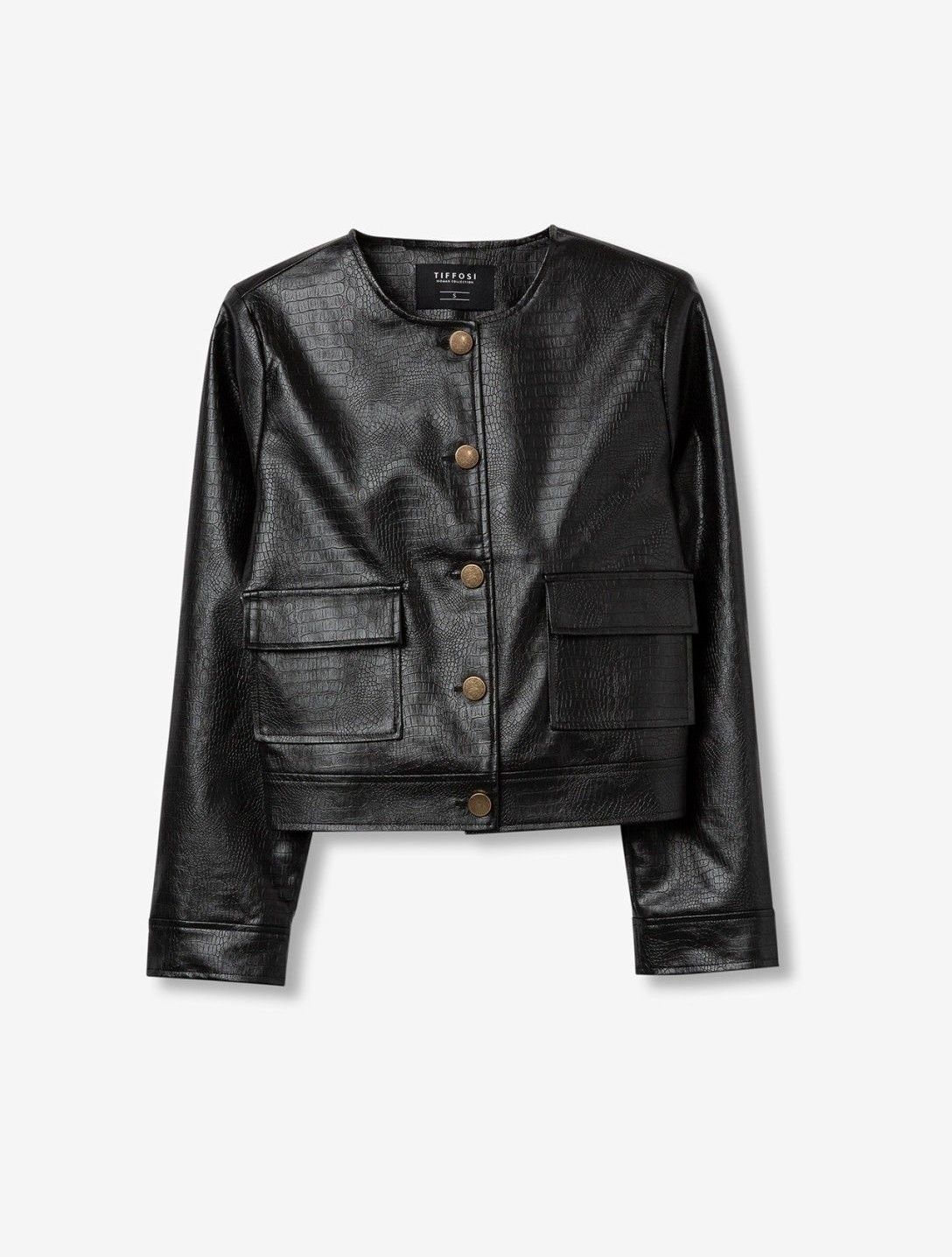 Jas croco - black
