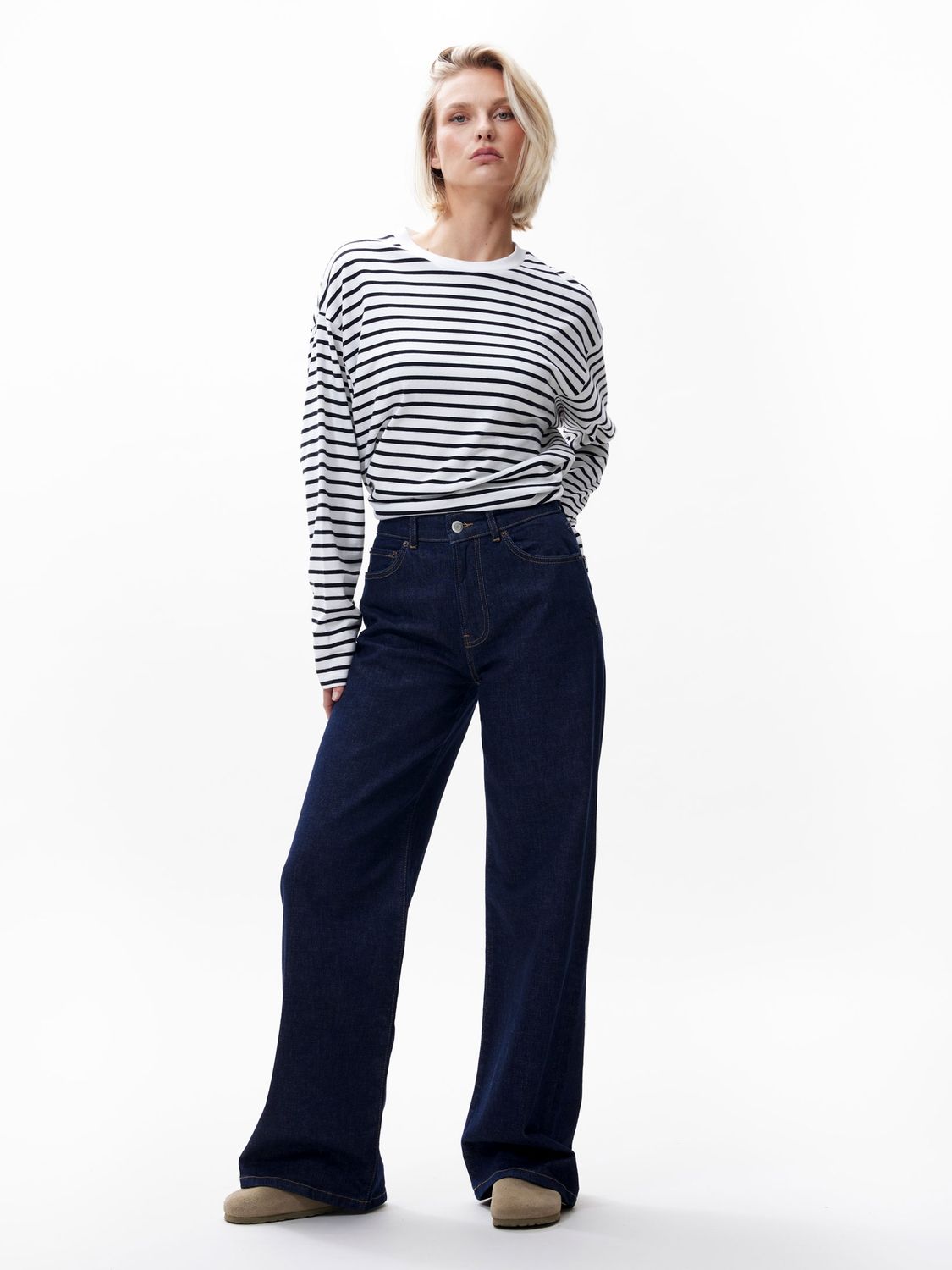 Loose fit jeans - dark blue