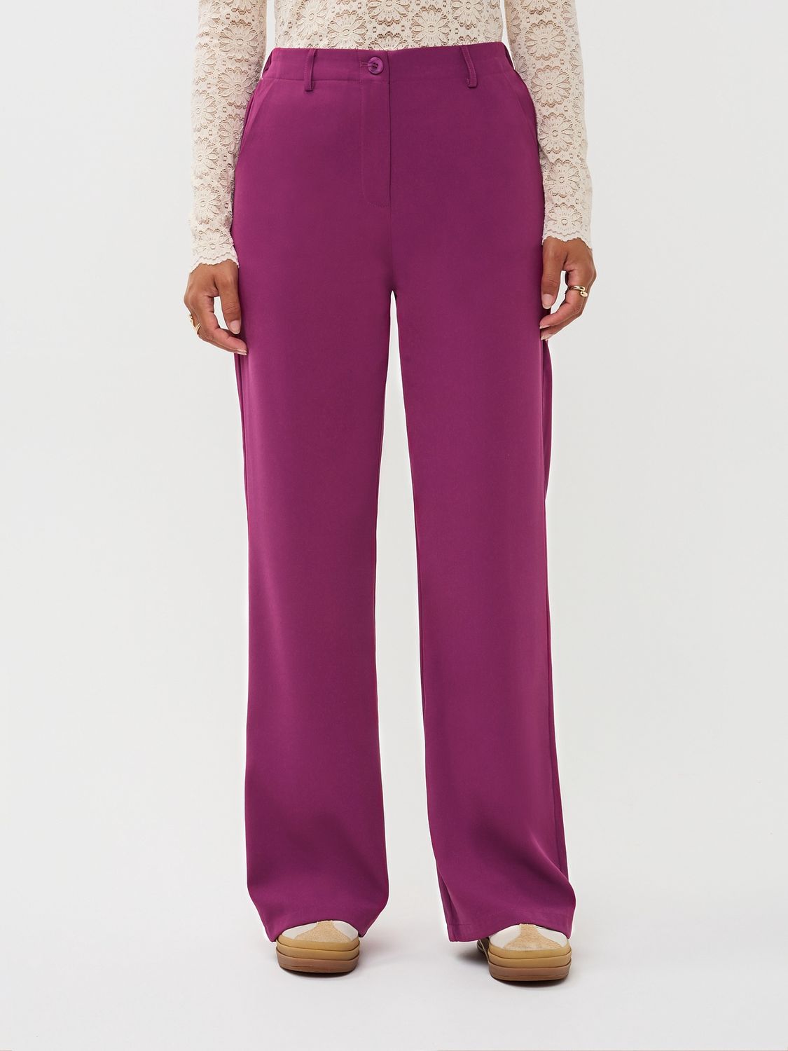 Pants Solange - fuchsia purple