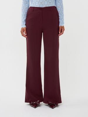 Pants Solange - burgundy