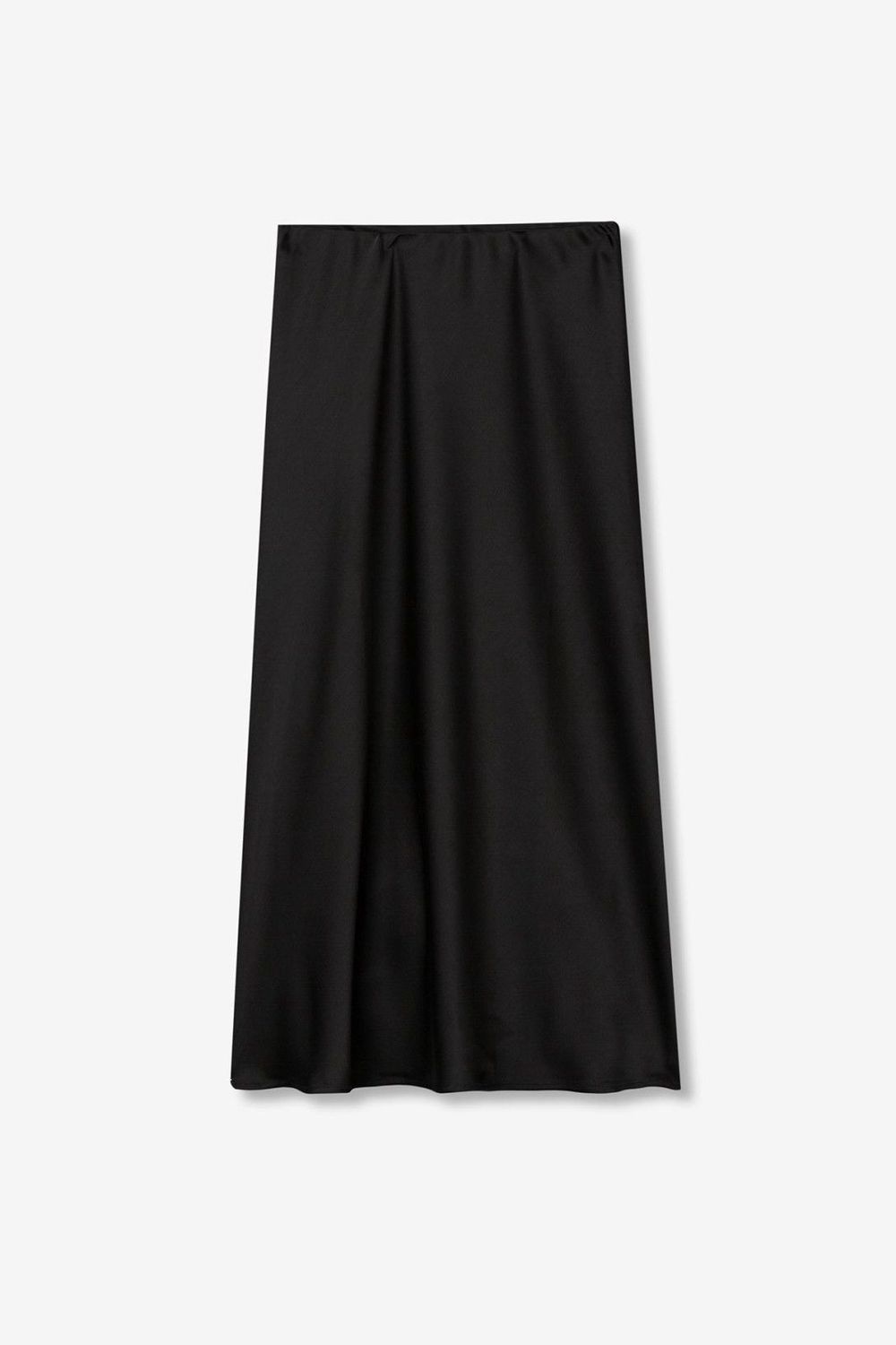Satijnen rok Kansas - black