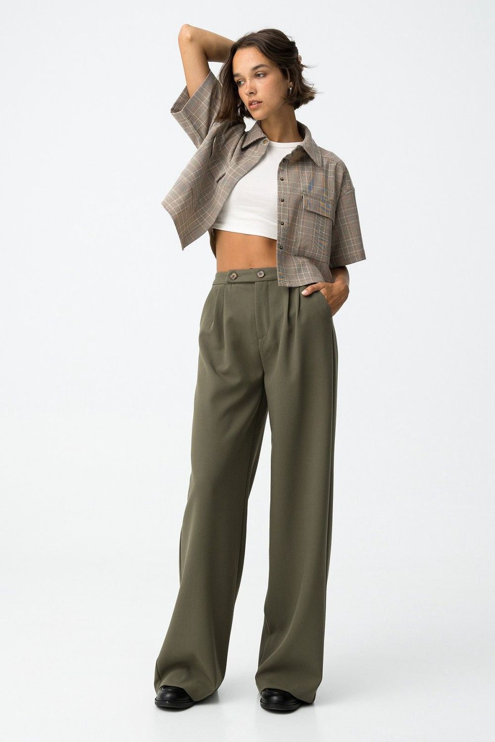 Pantalon Hank - army green