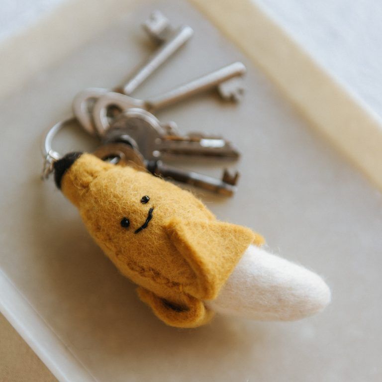 Sleutelhanger MILA – Banaan