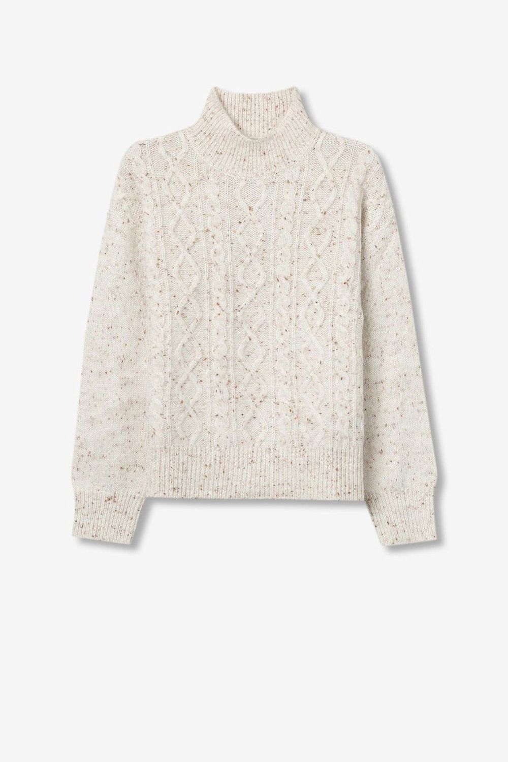 Trui Hagall - beige gemêleerd