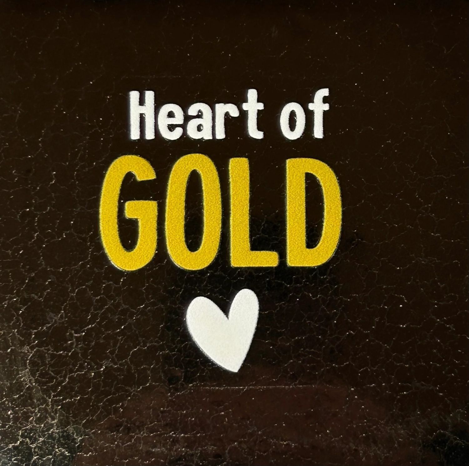 Tegel - &#39;heart of gold&#39; goud/goud (creme)