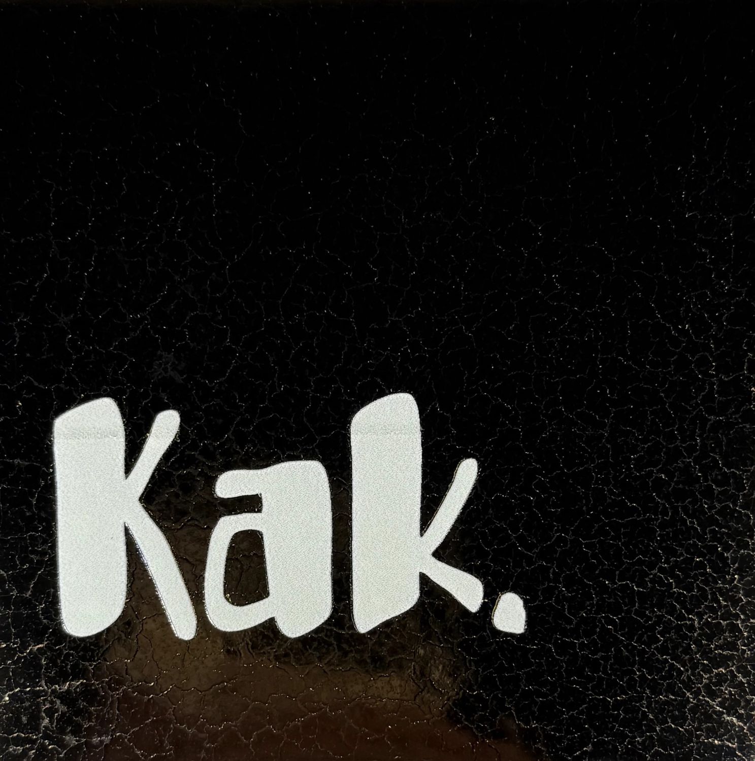 Tegel - &#39;kak&#39; zwart/goud