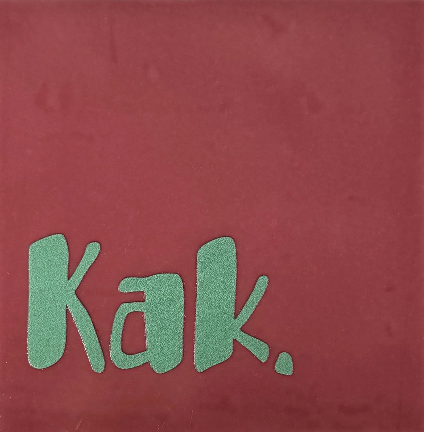 Tegel - &#39;kak&#39; warmroze/groen
