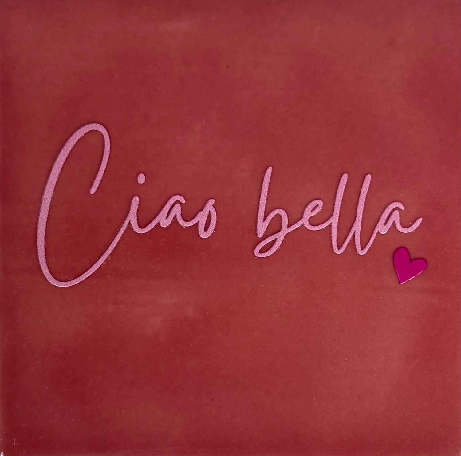 Tegel - &#39;ciao bella&#39; roze/warmroze