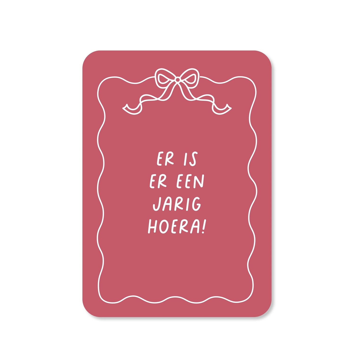 Kaart Er is er een jarig