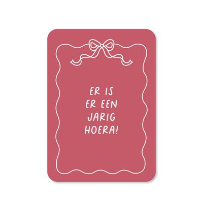Kaart Er is er een jarig