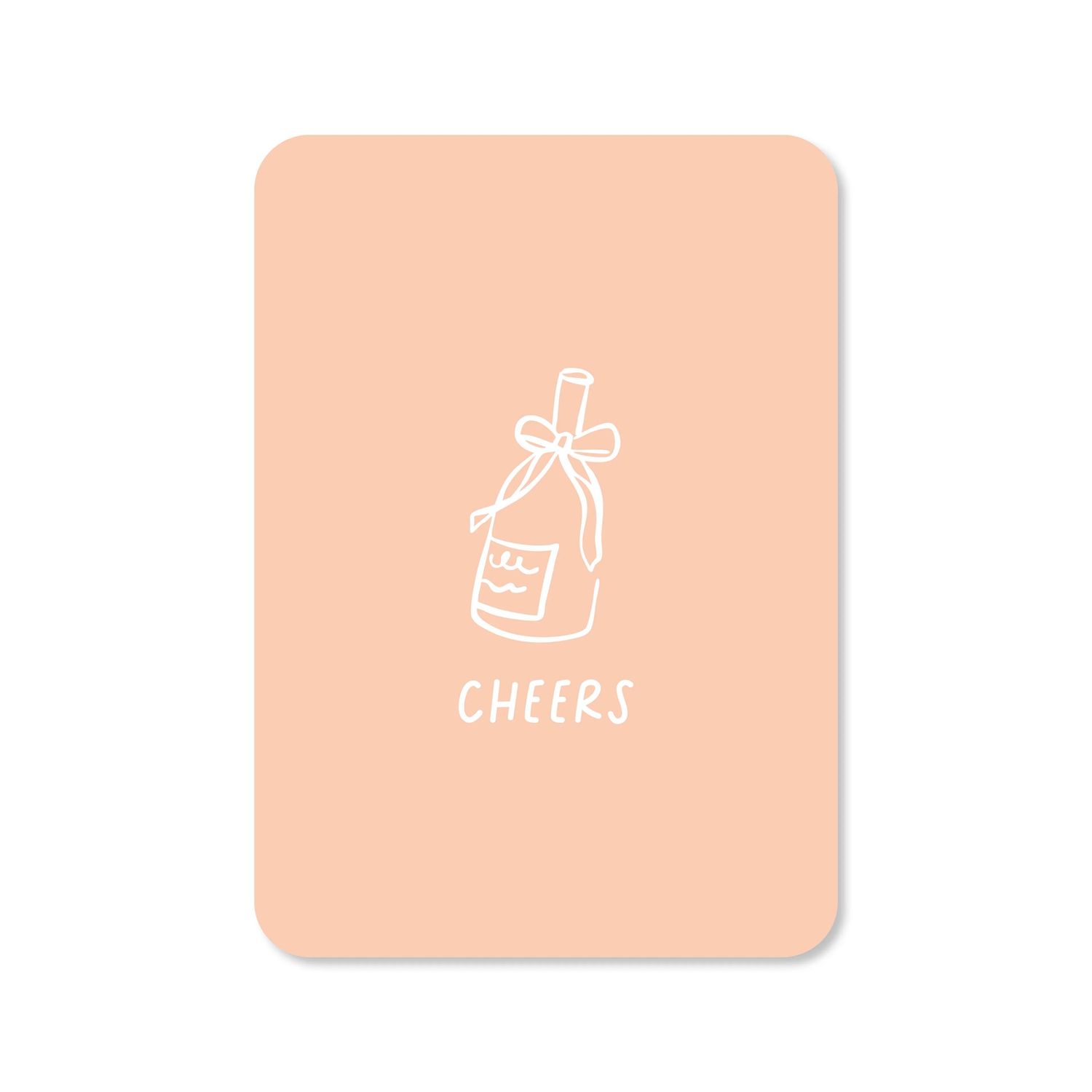 Kaart Cheers (bottle)