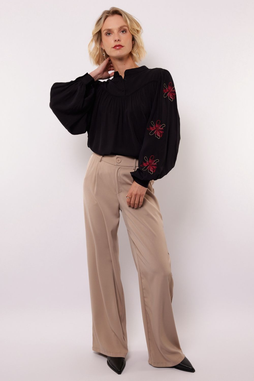 Pantalon Zaira - warm taupe