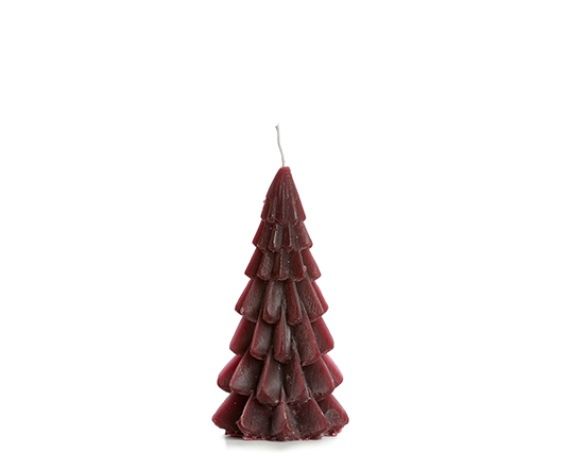 Kerstboomkaars S – aubergine