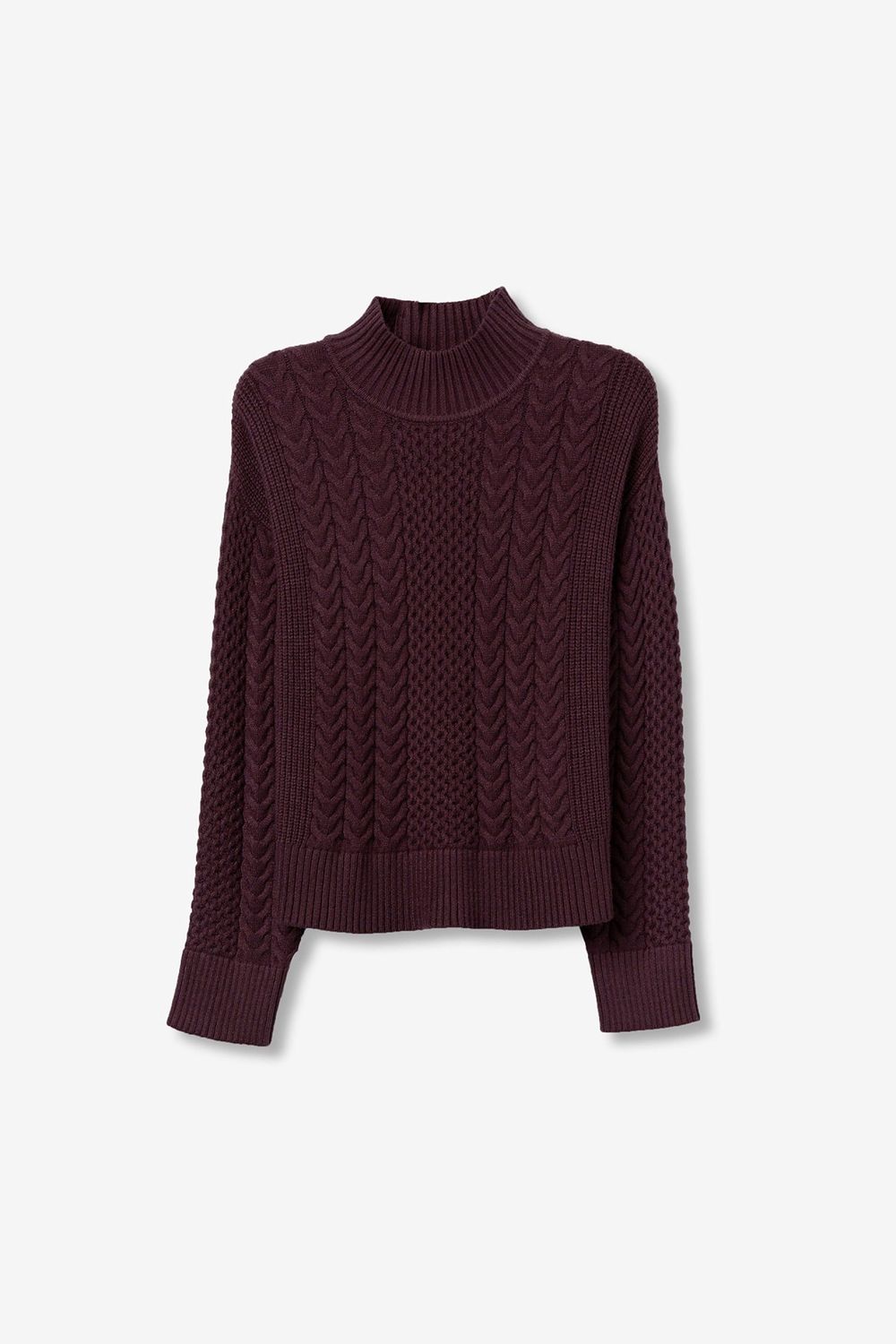 Trui Edwina - wijnrood