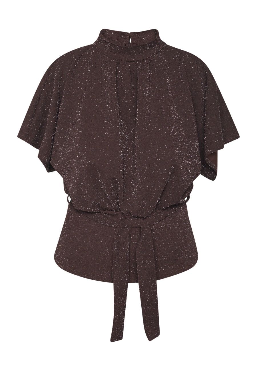 Top Girl - brown / silver