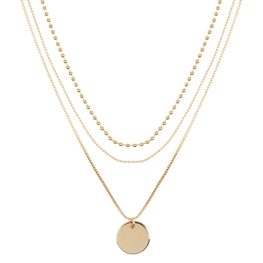 Ketting - Layered Coin Necklace